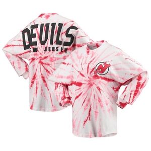 New Jersey Devils Spirit Jersey Long Sleeve Tshirt In Size Small NWOT UNISEX